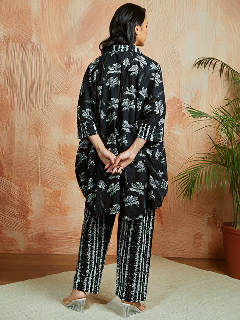 Women's Black Co Ords Set